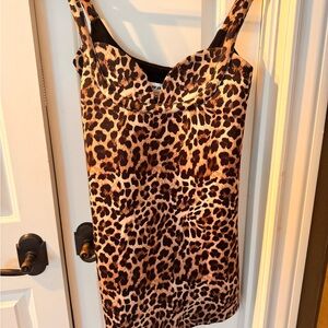 Leopard Print Mini Dress